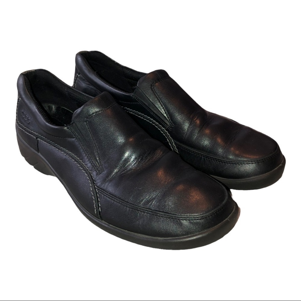 ECCO Wave Leather Comfort Oxfords Sz EU 40/US 9.5
